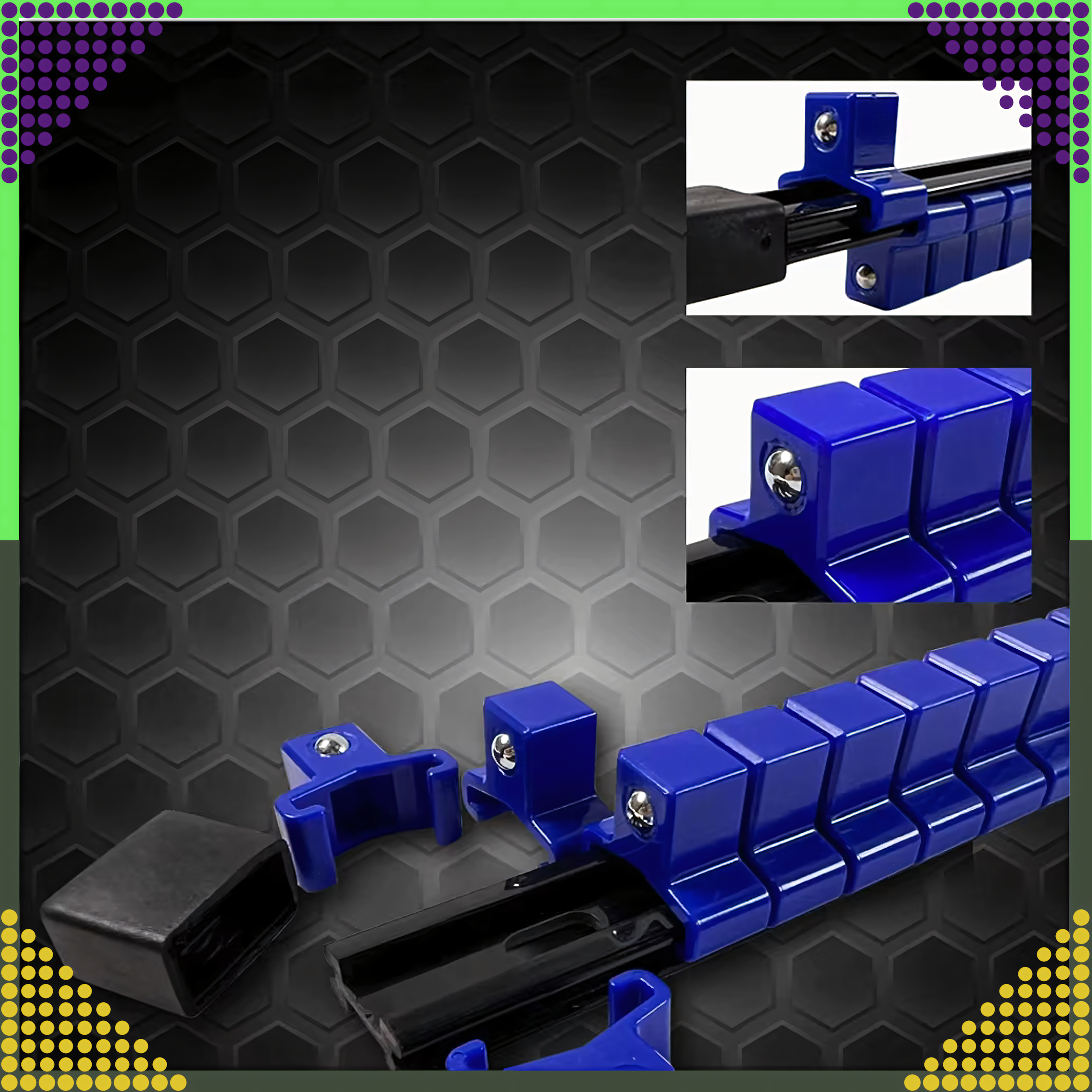 Organizer Szyna Klips Listwa Uchwyt na Nasadki Klucze Nasadowe 1/4 16 ele - obrazek 9