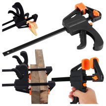 Ścisk Stolarski 4″ Zacisk Uchwyt Modelarski Klamra Uchwyt Jednoręczny Mocny