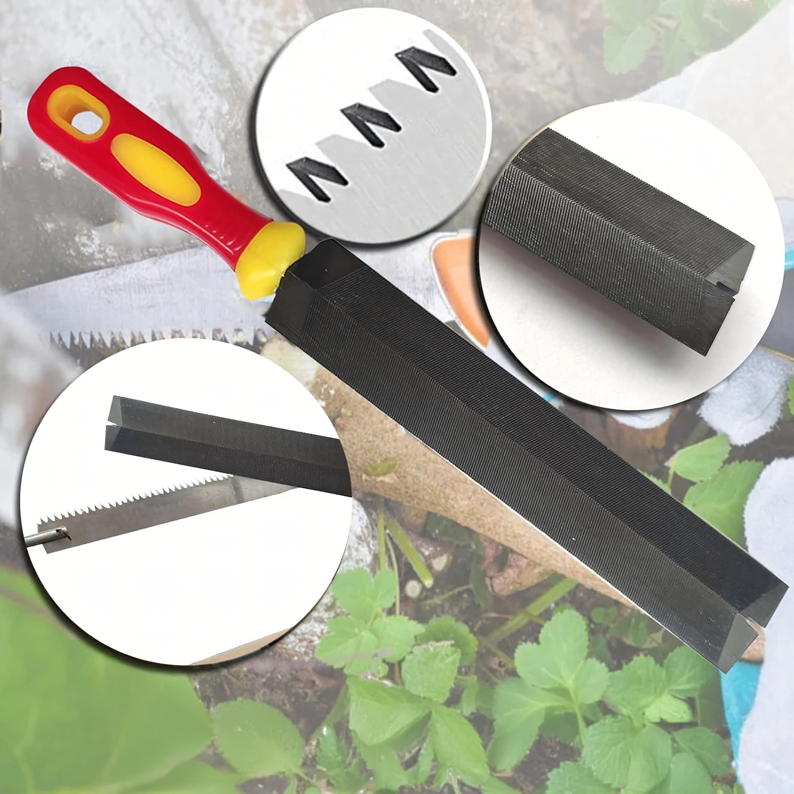 Pilnik Trójkątny Diamentowy Dwustronny do Ostrzenia Metalu Noży 150x28mm - obrazek 10