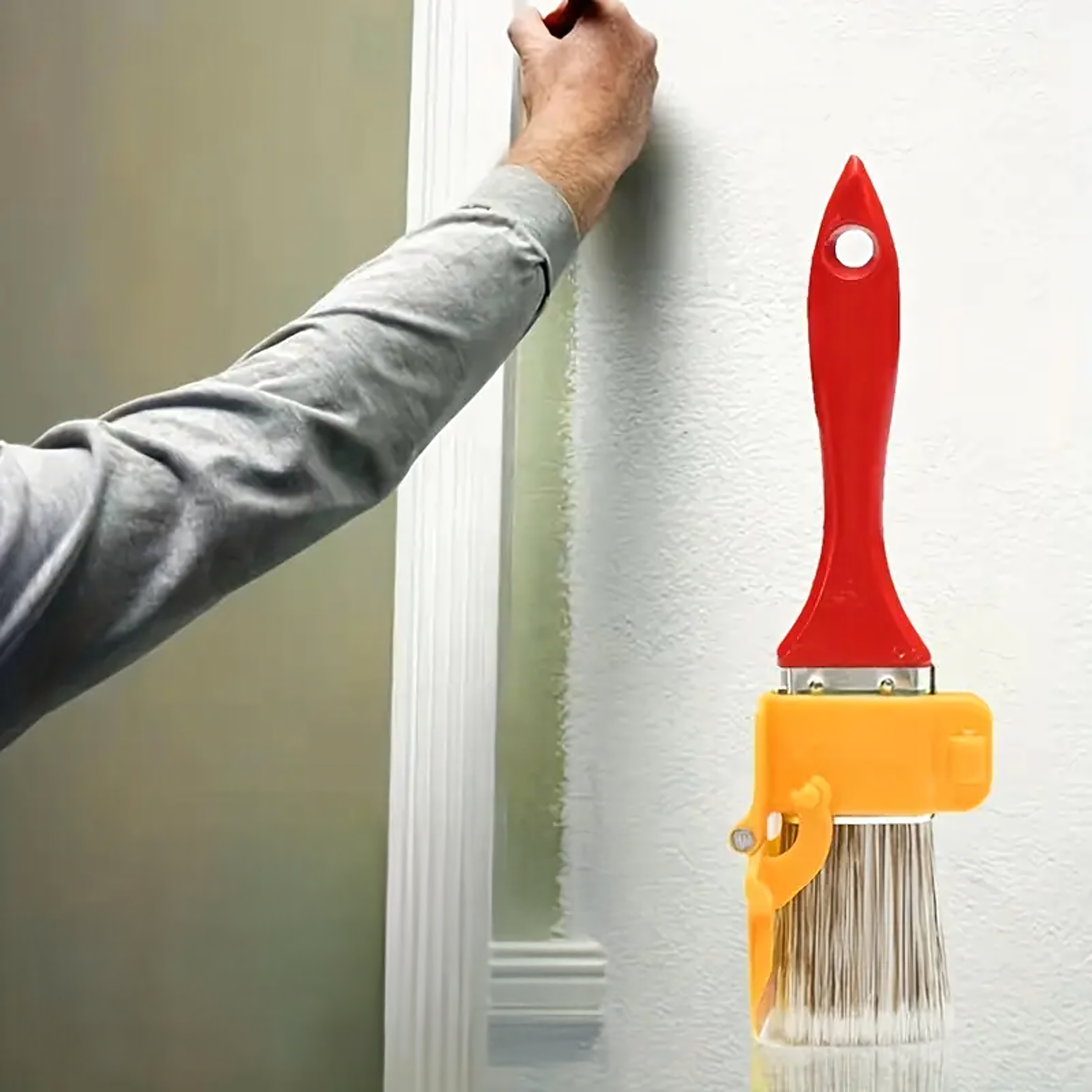 Uchwyt Precyzyjny do Pędzla Malowania Krawędzi Oddzielania Kolorów + Pędzel