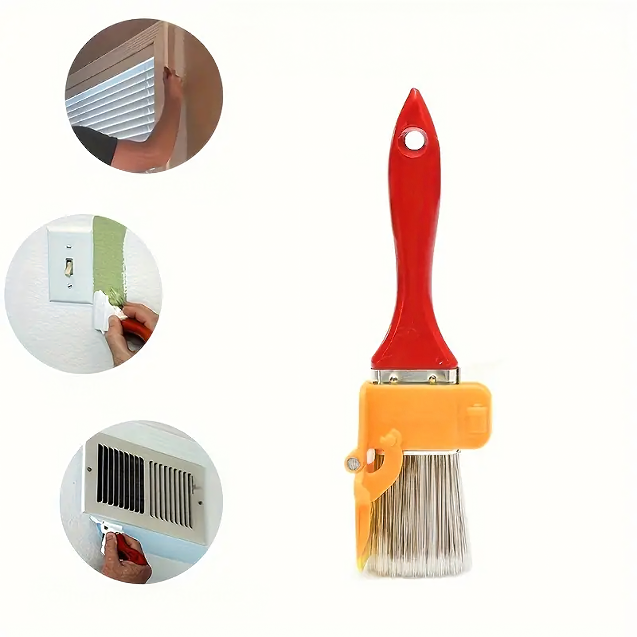 Uchwyt Precyzyjny do Pędzla Malowania Krawędzi Oddzielania Kolorów + Pędzel - obrazek 6