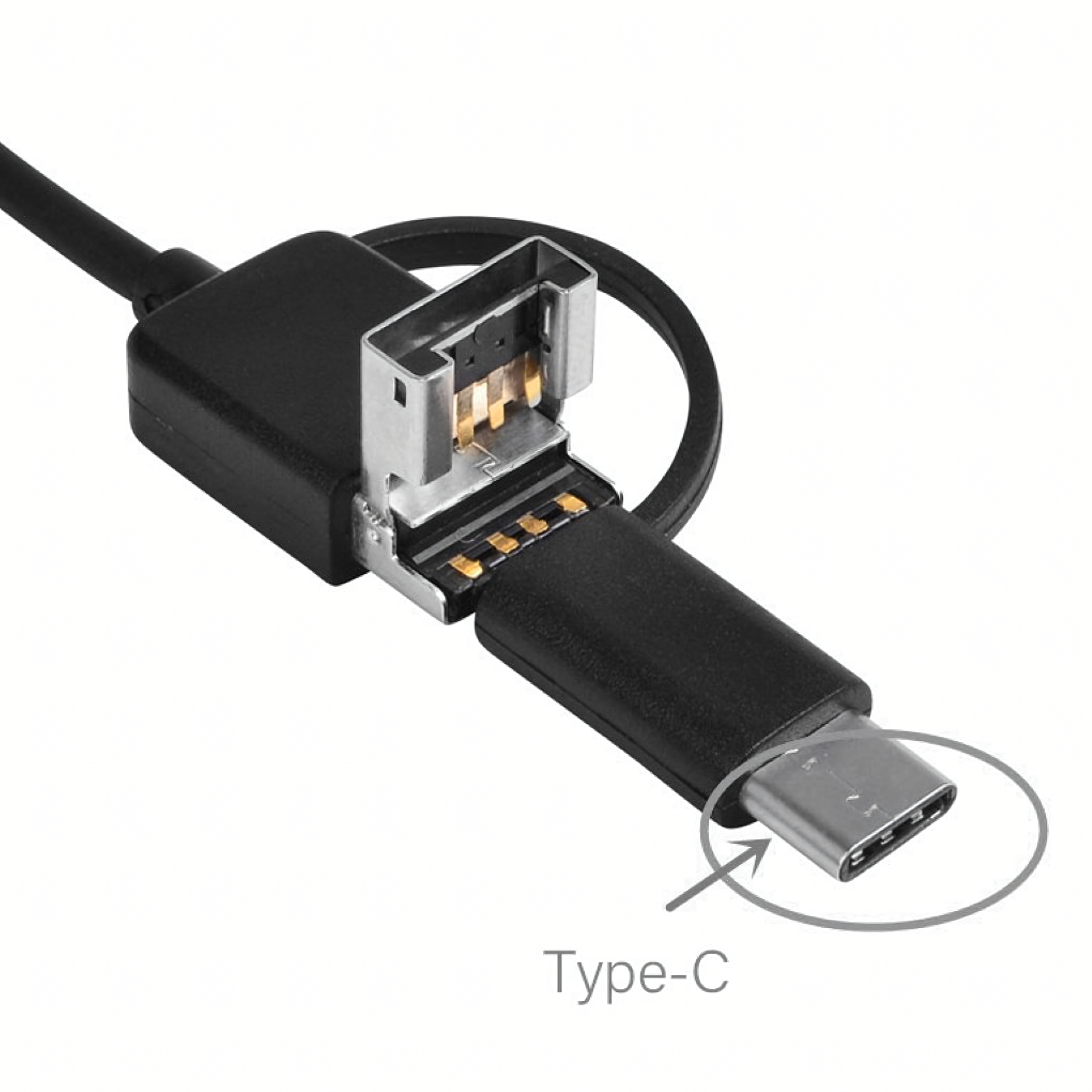 Kamera Endoskopowa Endoskop Inspekcyjna Giętka Led Usb 2m 5,5mm Wodoodporna - obrazek 10