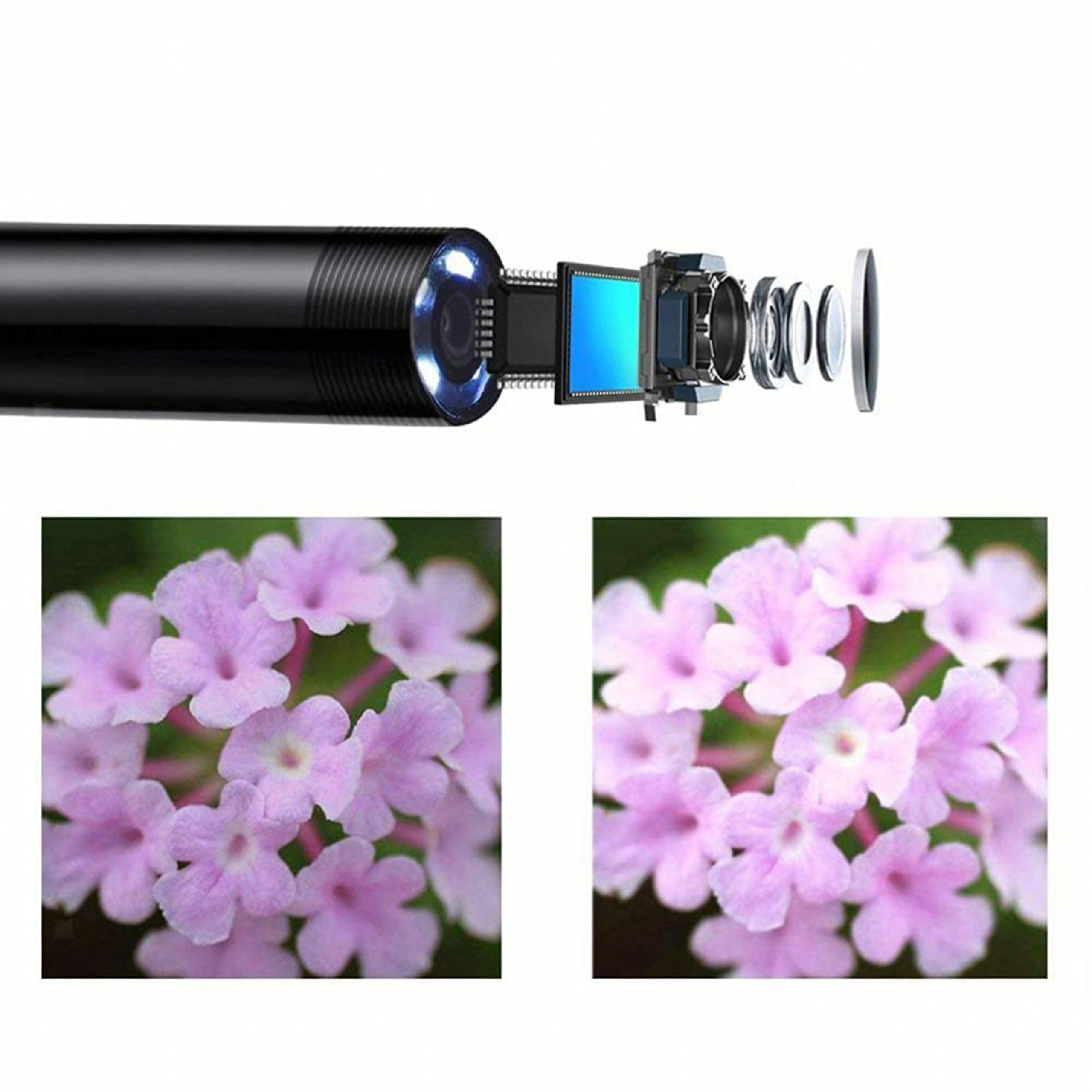 Kamera Endoskopowa Endoskop Inspekcyjna Giętka Led Usb 2m 5,5mm Wodoodporna - obrazek 11