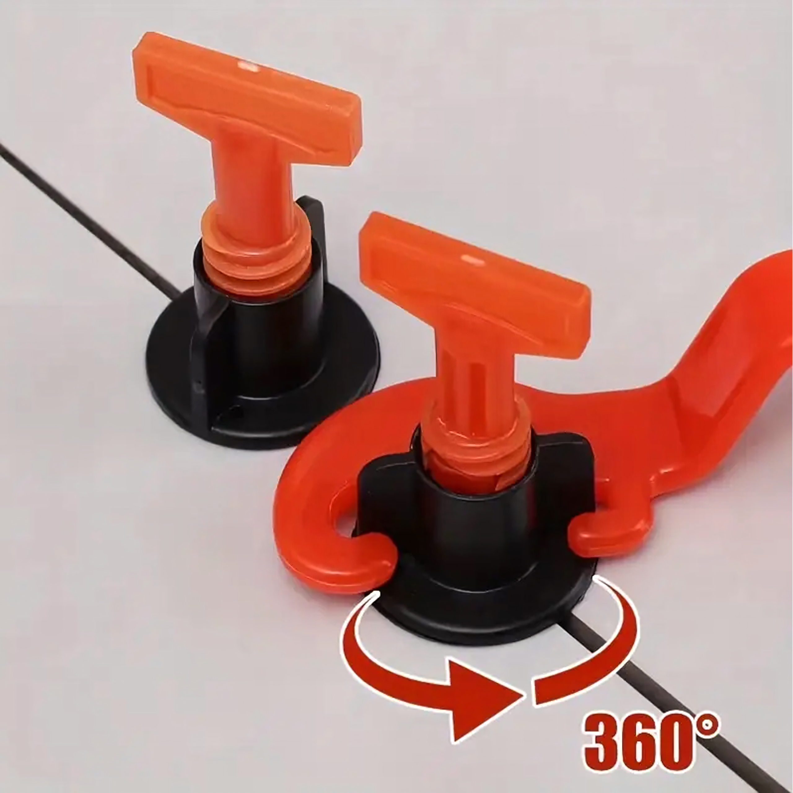 System do Poziomowania Płytek Kliny Klipsy 2 x Uchwyt 100 szt Klinów - obrazek 11