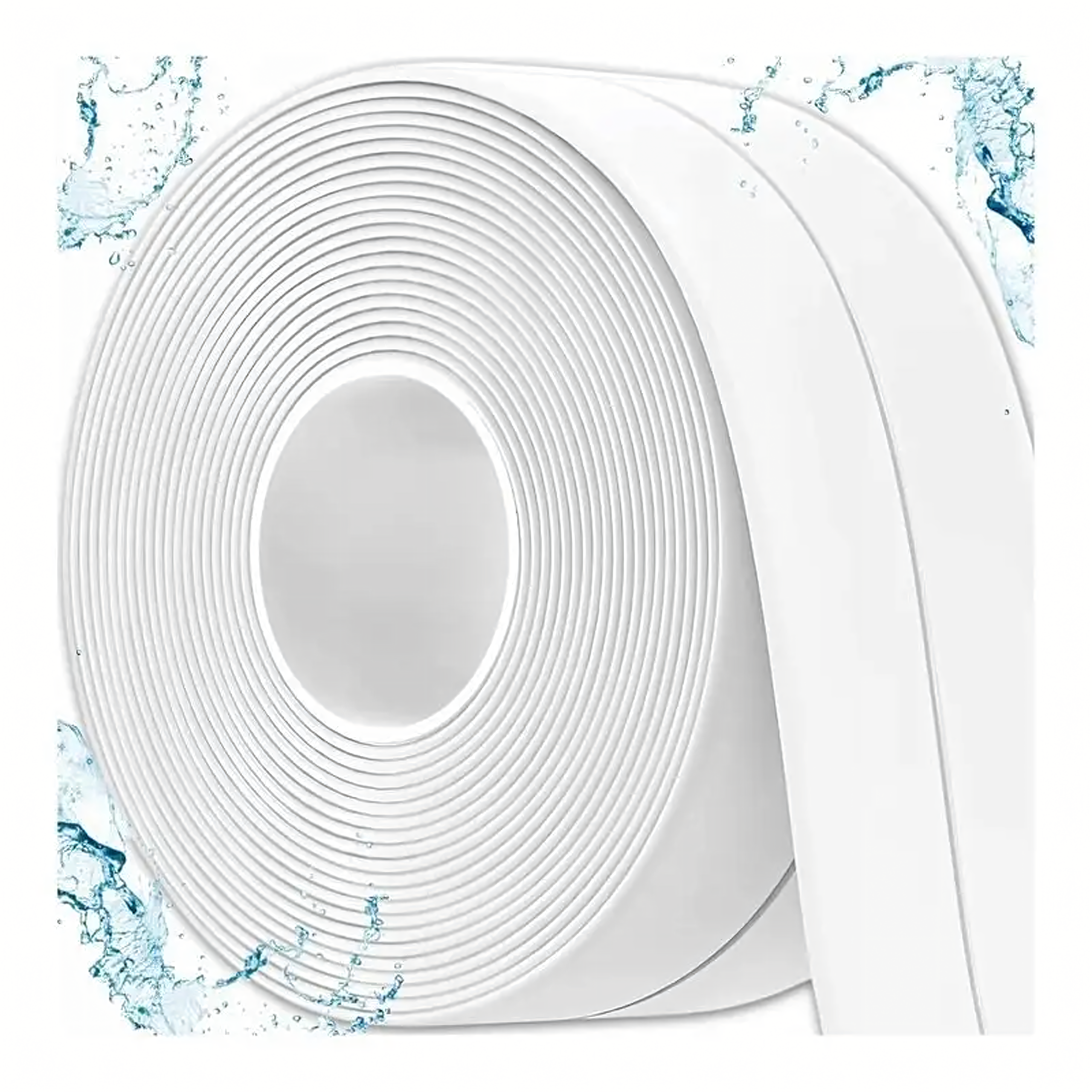 Taśma Wodoszczelna Uszczelniająca do Kuchni Łazienki Wanny 3,8 cm x 5 m