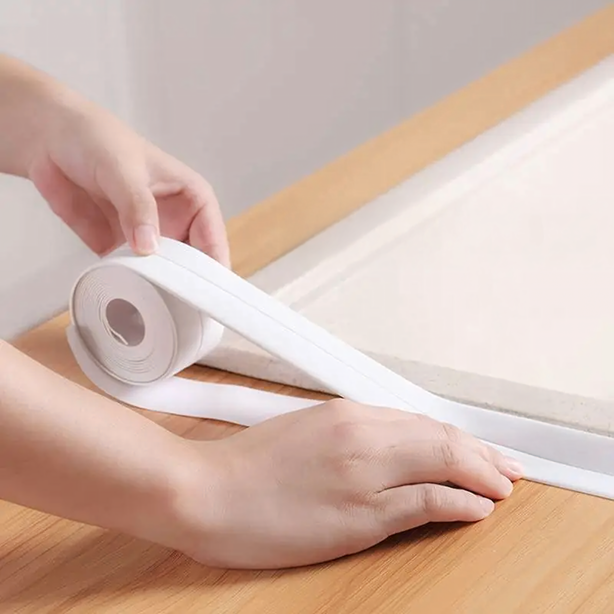 Taśma Wodoszczelna Uszczelniająca do Kuchni Łazienki Wanny 3,8 cm x 5 m - obrazek 6