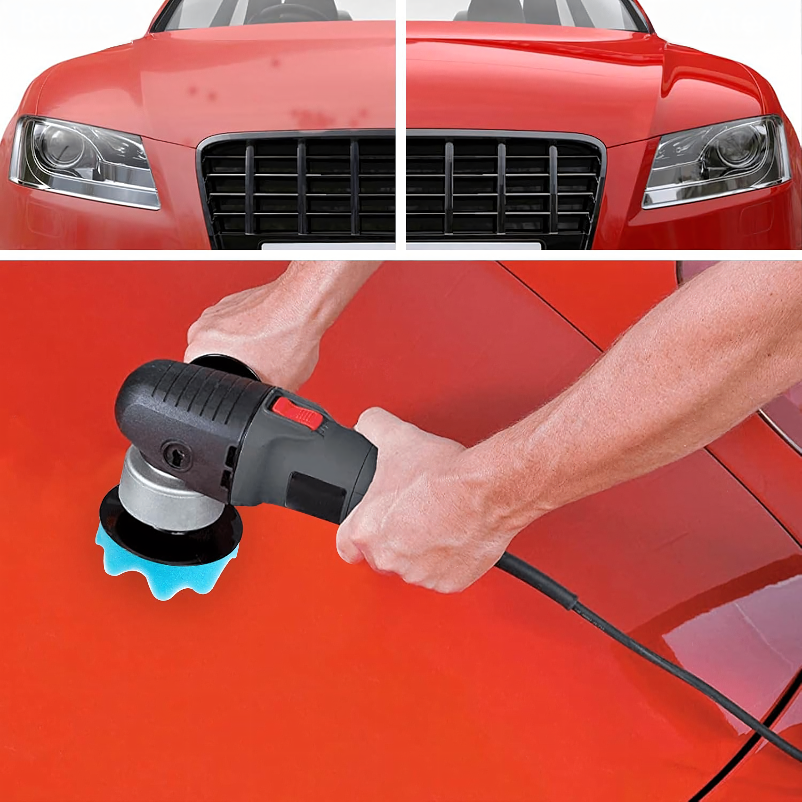 Zestaw Gąbek Padów Polerskich Pady na Wiertarkę Polerkę do Polerowania - obrazek 4