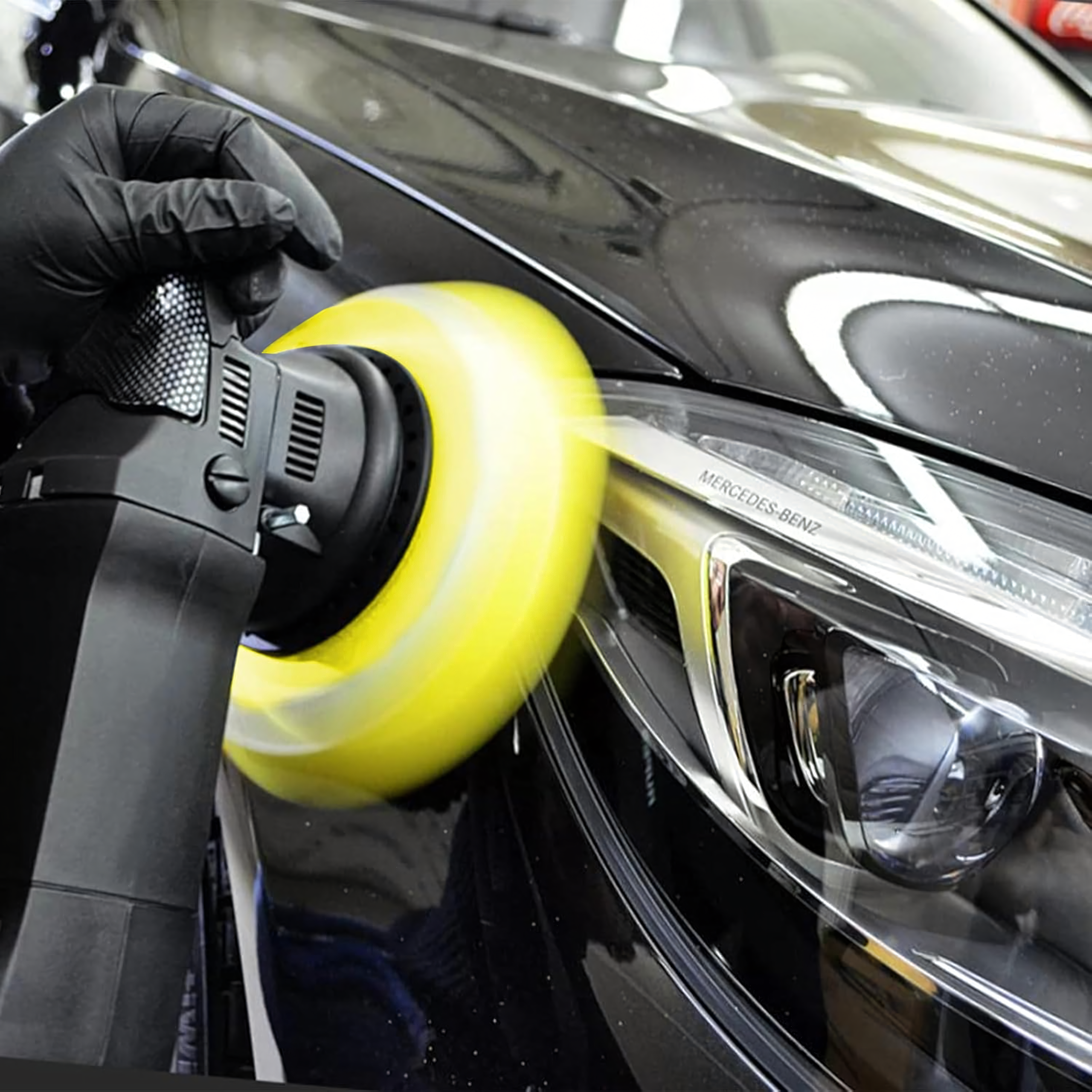 Zestaw Gąbek Padów Polerskich Pady na Wiertarkę Polerkę do Polerowania - obrazek 7