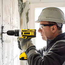 Udarowa Wiertarka Wkrętarka Akumulatorowa Walizka 2xAku Nasadki Led