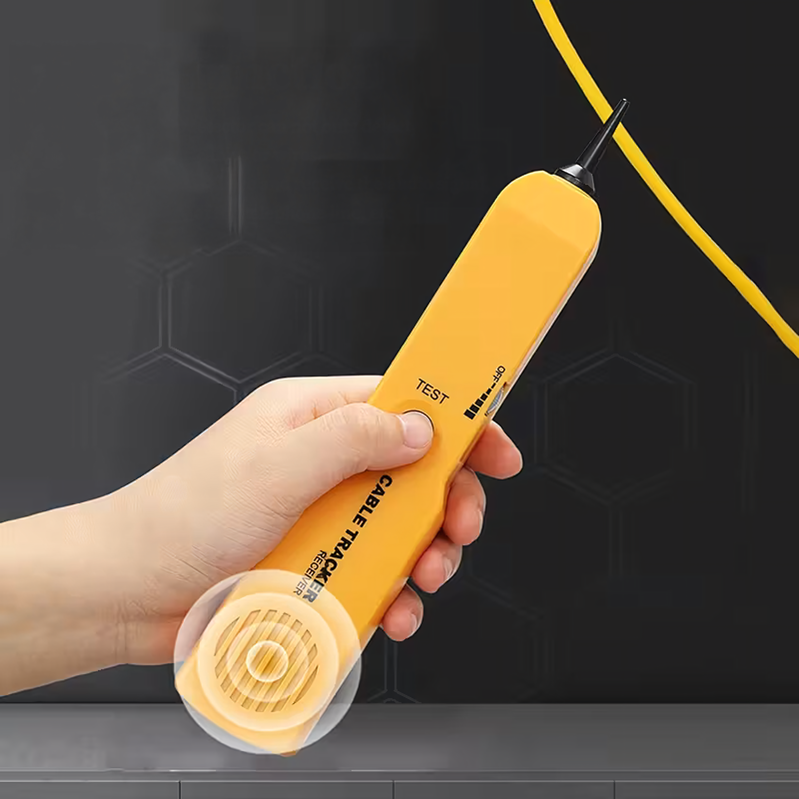 Wykrywacz Lokalizator Kabli Tester Sonda do Szukania Przewodów Rj11 Etui - obrazek 5