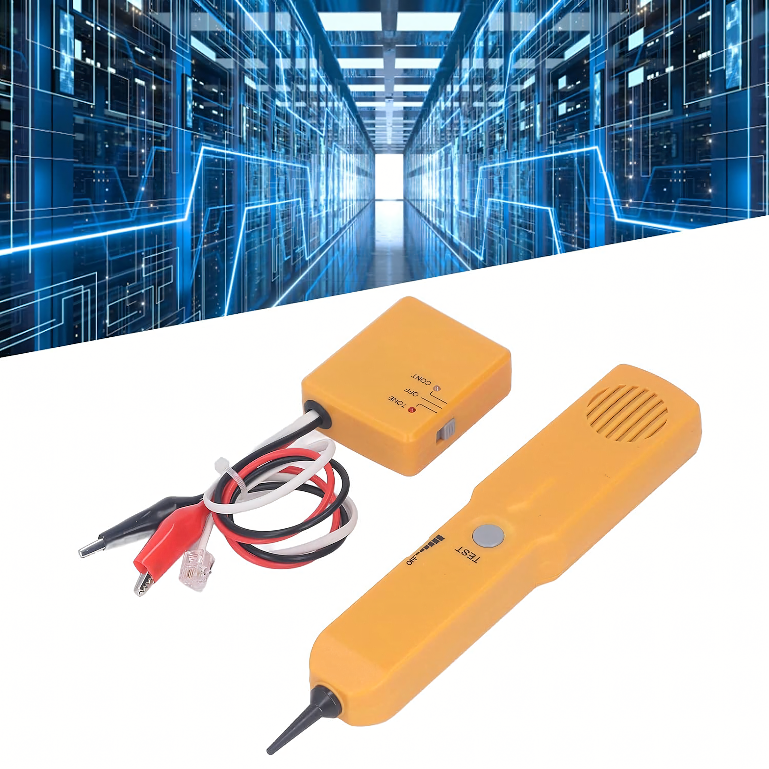 Wykrywacz Lokalizator Kabli Tester Sonda do Szukania Przewodów Rj11 Etui - obrazek 9