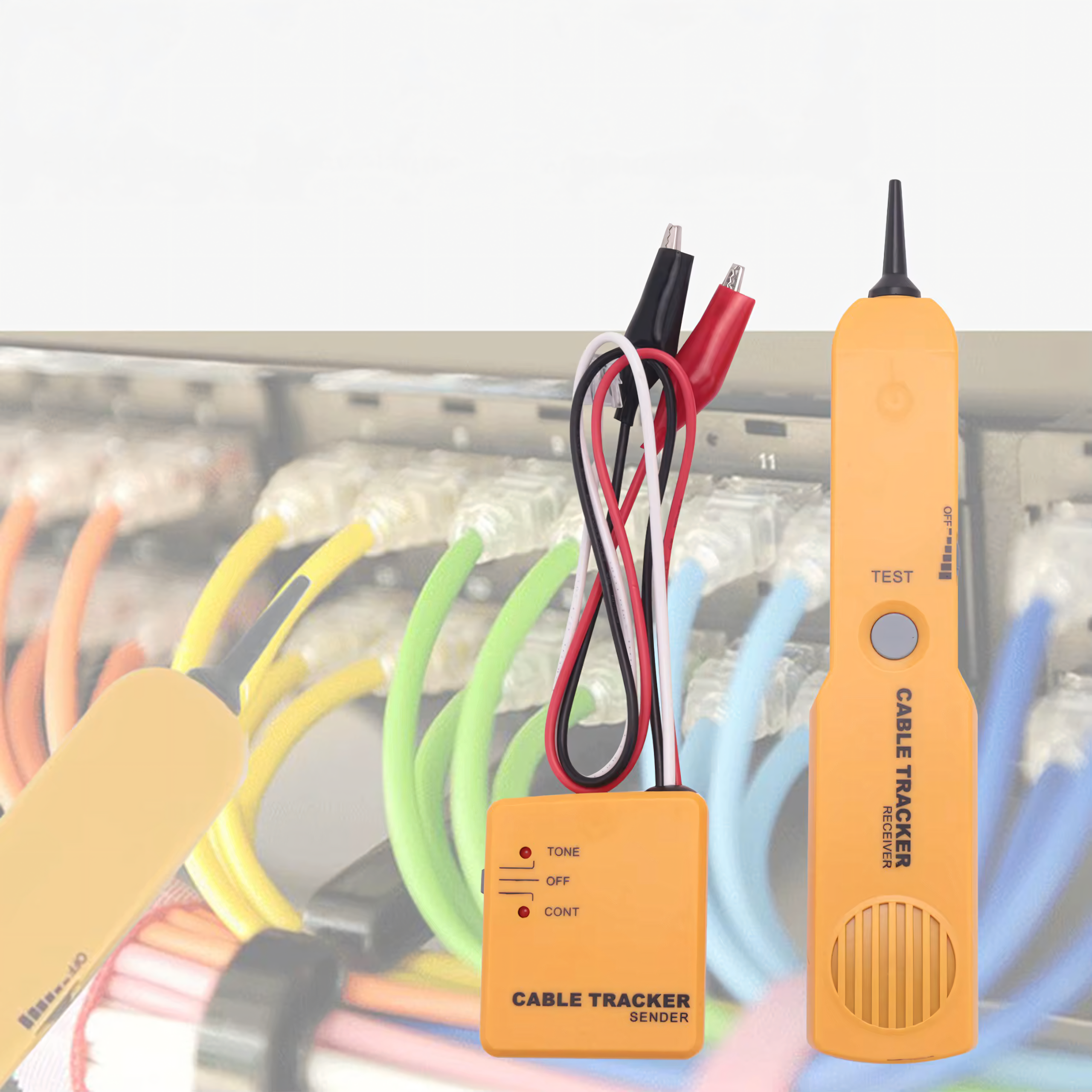 Wykrywacz Lokalizator Kabli Tester Sonda do Szukania Przewodów Rj11 Etui - obrazek 11