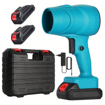 Dmuchawa Akumulatorowa Powietrzna Ręczna do Liści Kurzu Śniegu 400W 2 x Aku