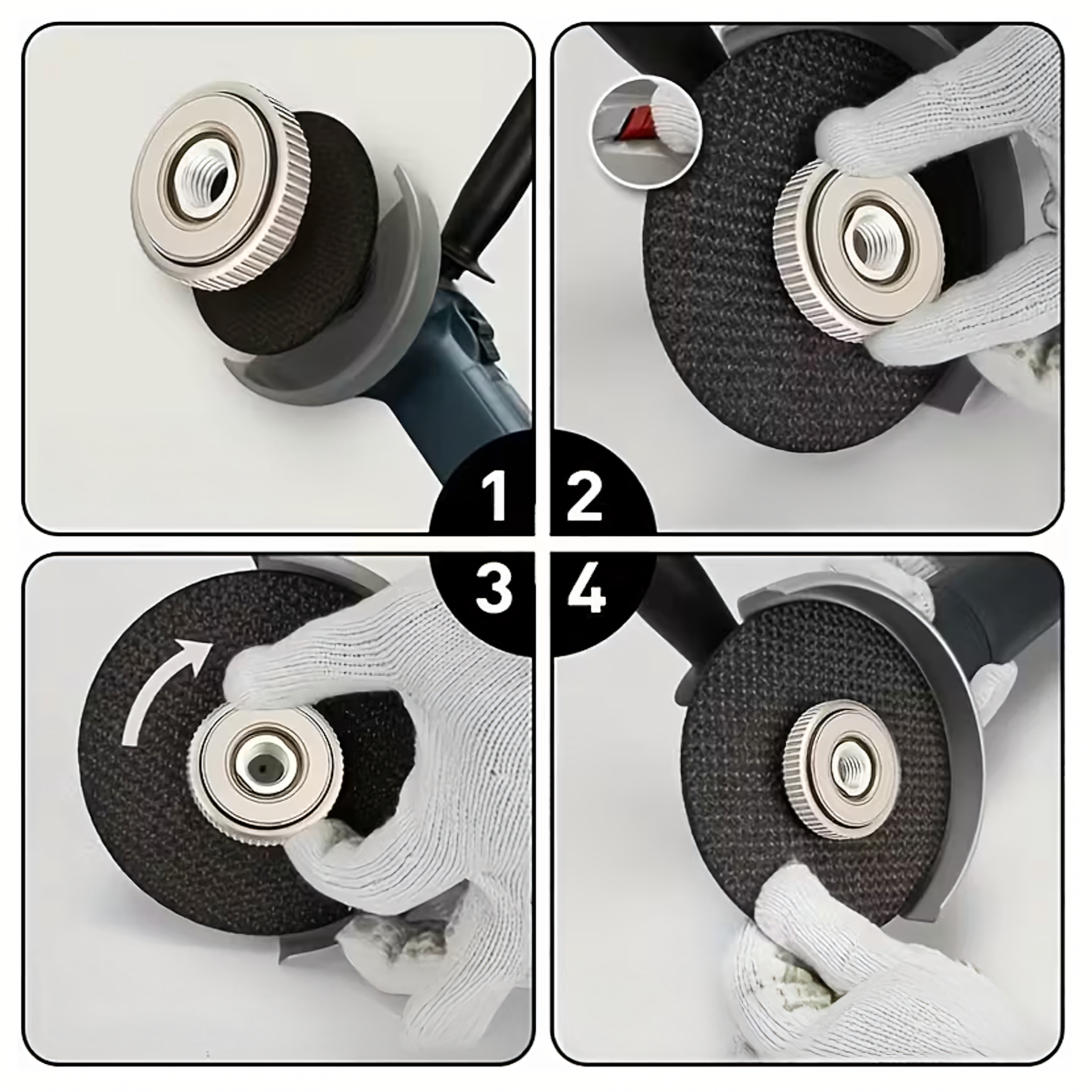 Nakrętka M14 do Szlifierki Kątowej Samozaciskowa Szybkomocująca Szlifierkę - obrazek 8