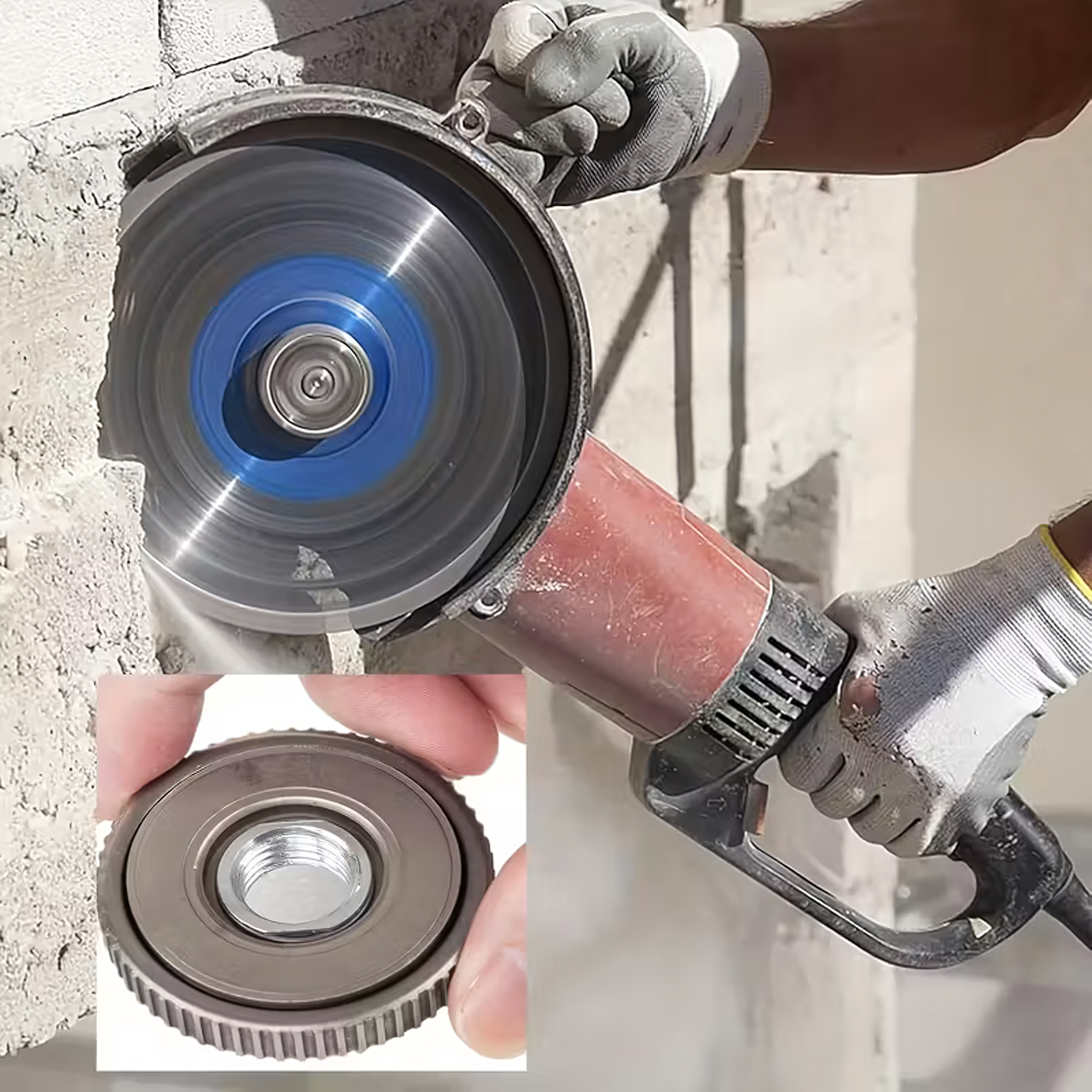 Nakrętka M14 do Szlifierki Kątowej Samozaciskowa Szybkomocująca Szlifierkę - obrazek 11