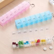 Pudełko Pojemnik na Leki Tabletki Kasetka Organizer Podróżny 7 dni