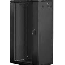 Szafa rack Lanberg WF01-6422-10B (22U; 1082mm / 600mm / 450 mm; wisząca; Otwierane; 19”; kolor czarny)