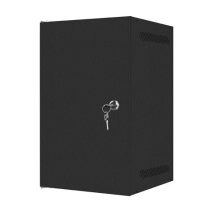 LANBERG SZAFA WISZĄCA RACK 10″ 9U 280X310 CZARNA, DRZWI METALOWE (FLAT PACK) WF10-2309-00B