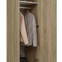 SZAFA GARDEROBA DRZWI PÓŁKI SD-50 DĄB SONOMA