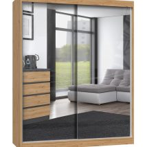 Szafa z drzwiami przesuwnymi z 2 lustrami IGA 160x61xH200 artisan