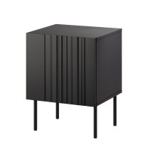 Szafka nocna 2szt ISLA 44,5x40x59 czarny mat