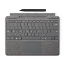 Microsoft Surface Pro Keyboard with Slim Pen for Business QWERTZ Niemiecki Microsoft Cover port Platyna