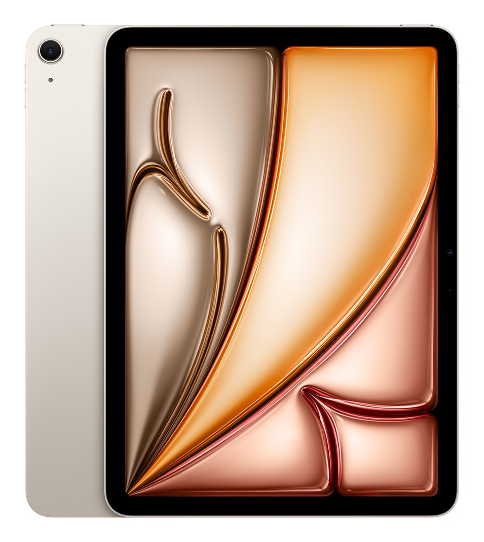 Tablet Apple iPad 11-inch Air Wi-Fi 128GB - Starlight, 27,9 cm (11"), 2360 x 1640 piksele, 128 GB, 8 GB, iPadOS 18, Beżowy