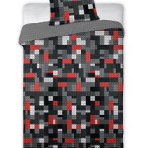 Pościel młodzieżowa KLOCKI LEGO komplet 140x200cm + poduszka 70x90cm