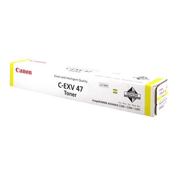 Canon C-EXV 47 kaseta z tonerem 1 szt. Oryginalny Żółty