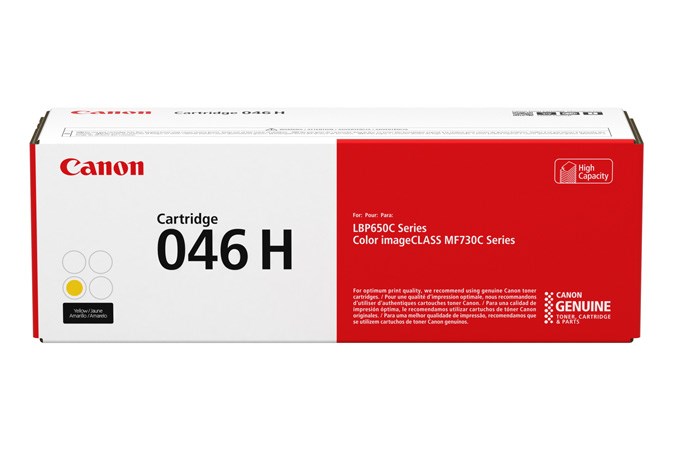Toner Canon 046 H kaseta z tonerem 1 szt. Oryginalny Żółty