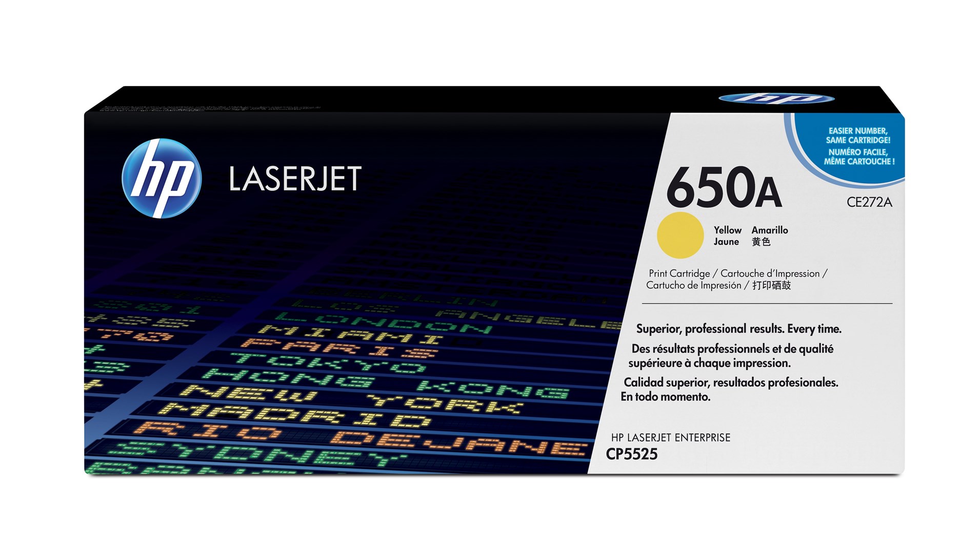 HP 650A oryginalny wkład z żółtym tonerem LaserJet - obrazek 3