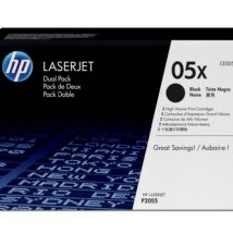 HP 05X zestaw 2 oryginalnych wkładów z czarnym tonerem LaserJet XL