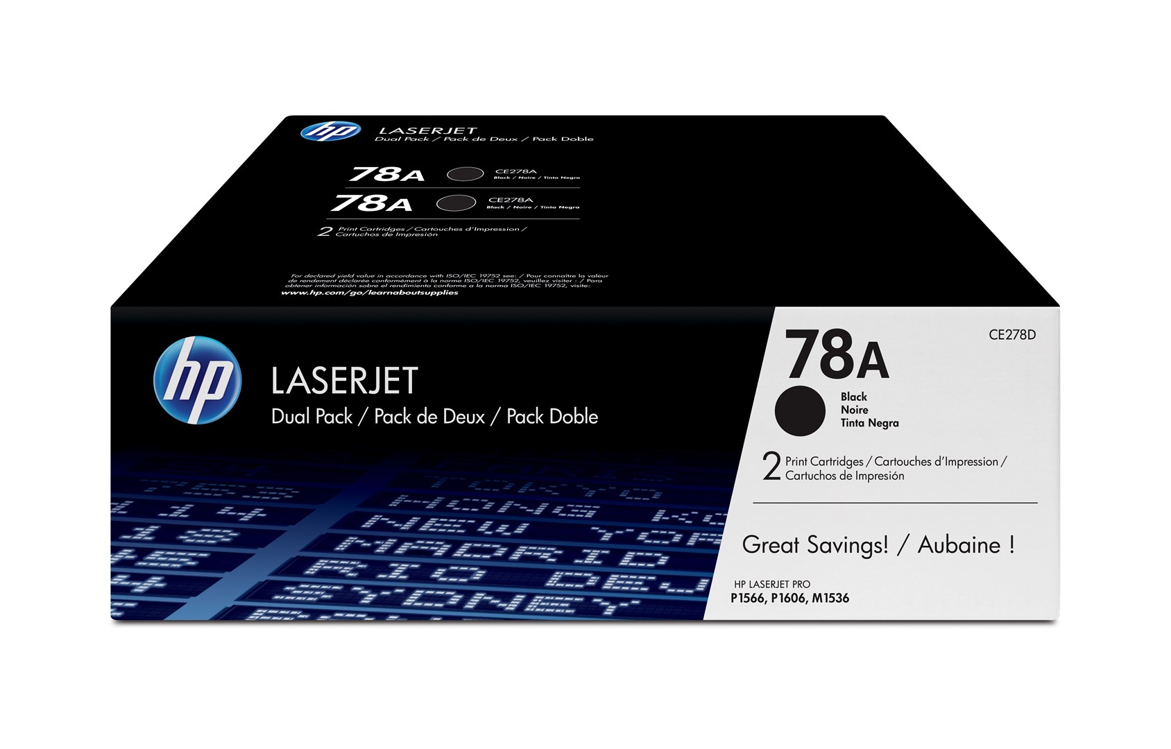 TONER CARTRIDGE 78A BLACK/DUAL PACK - obrazek 3