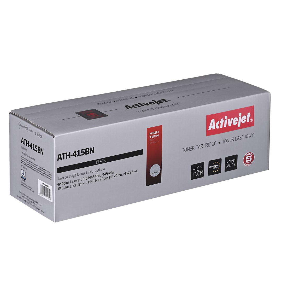 Activejet ATH-415BNX Toner (zamiennik HP 415X HP415X W2030X; Supreme; 7500 stron; czarny) - obrazek 3
