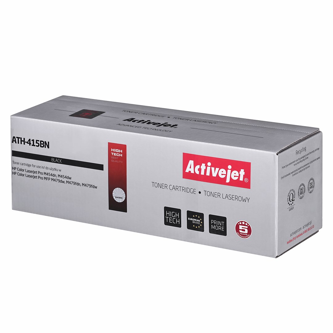 Activejet ATH-415BNX Toner (zamiennik HP 415X HP415X W2030X; Supreme; 7500 stron; czarny) - obrazek 4