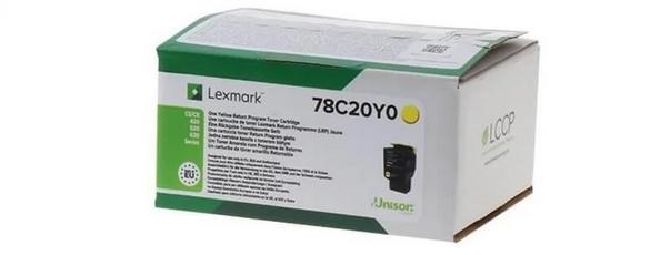 Lexmark Toner 78C20Y0 Yellow - obrazek 3