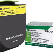 Lexmark 71B20Y0 kaseta z tonerem 1 szt. Oryginalny Żółty