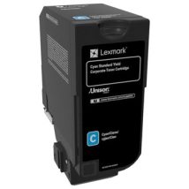 Lexmark 74C2SCE kaseta z tonerem 1 szt. Oryginalny Cyjan
