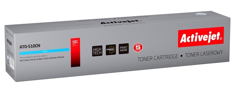 Activejet ATO-510CN Toner (zamiennik OKI 44469724; Supreme; 5000 stron; niebieski)