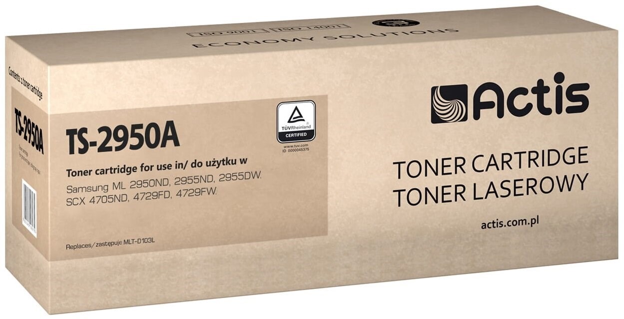 Actis TS-2950A Toner (zamiennik Samsung MLT-D103L; Standard; 2500 stron; czarny) - obrazek 3