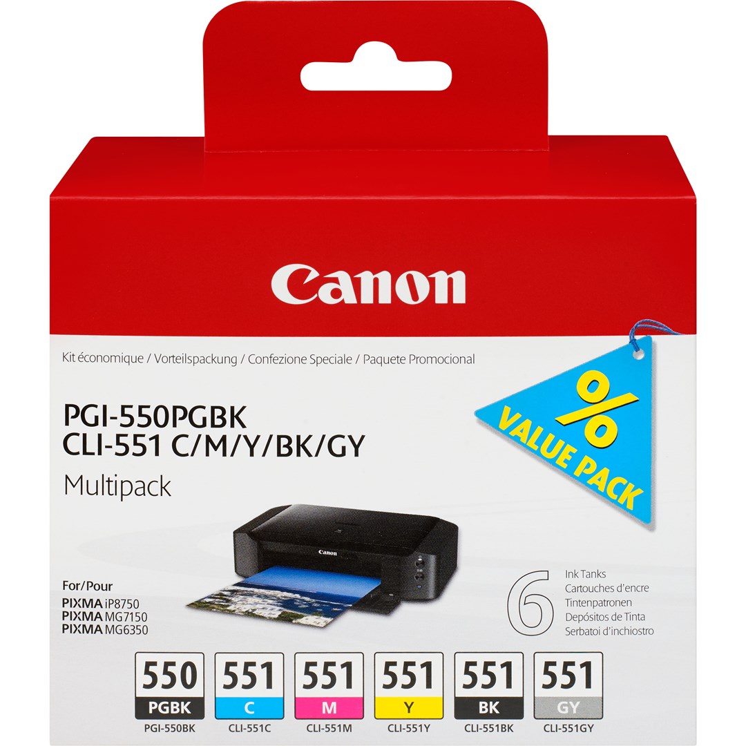 Canon PGI-550/CLI-551 / 6496B005 Multipack - obrazek 3