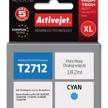 Activejet AE-27CNX Tusz (zamiennik Epson 27XL T2712; Supreme; 18 ml; niebieski)