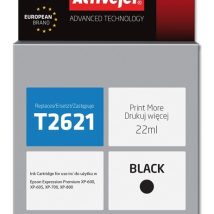 Activejet AE-2621N Tusz (zamiennik Epson 26 T2621; Supreme; 22 ml; czarny)