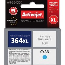Activejet AH-364CCX Tusz (zamiennik HP 364XL CB323EE; Premium; 12 ml; niebieski)