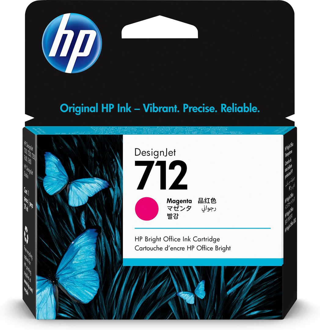 HP 712 29-ML MAGENTA DESIGNJET/INK CARTRIDGE