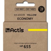 Actis KH-655YR Tusz (zamiennik HP 655 CZ112AE; Standard; 12 ml; żółty)