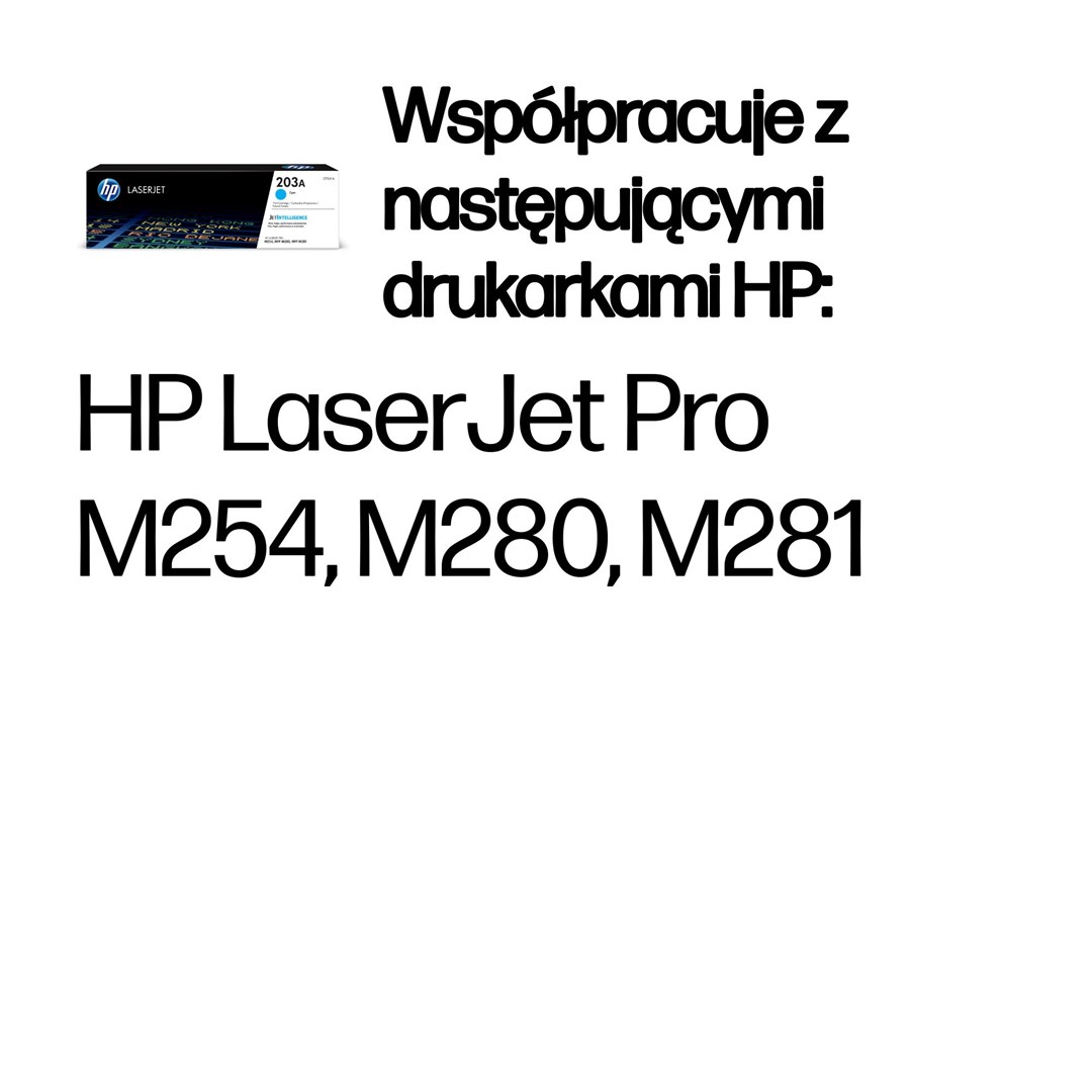 Kaseta HP nr 203A HP203A HP 203A błękitny (CF541A) - obrazek 3