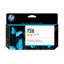 HP Wkład z atramentem żółtym DesignJet 728 o pojemności 130 ml