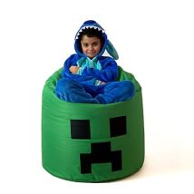 Pufa worek sako MINECRAFT zielony XXL 110×90