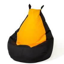 Pufa worek sako BATMAN czarny-żółty L 105×80